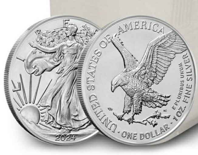 31.1 グラム 2021年 (新品) アメリカ 「イーグル ウオーキング