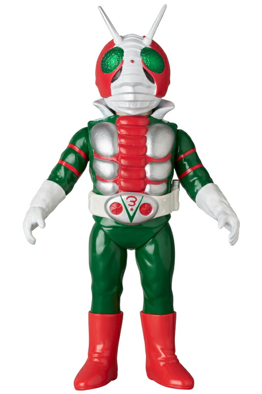 全長30cmデカい】 仮面ライダーV3 ソフビ ブリキ 当時物 昭和 増田屋