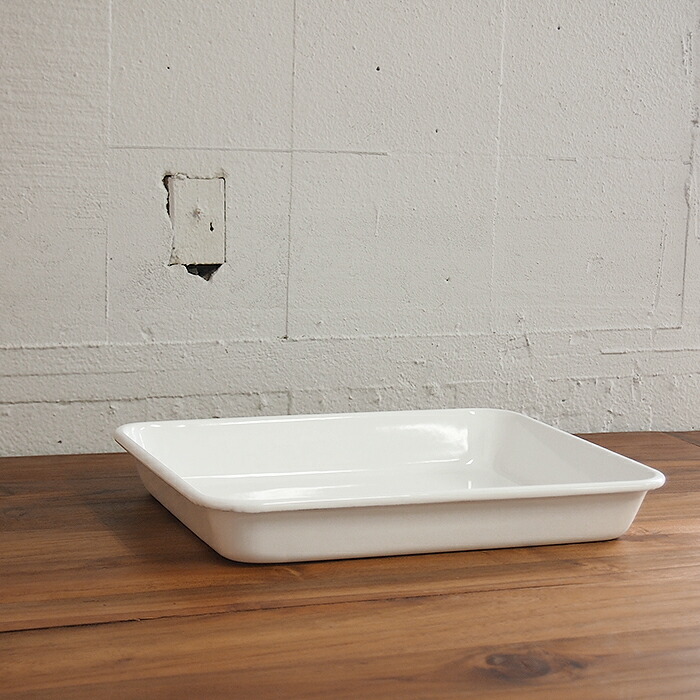 楽天市場】野田琺瑯 バット 全白 15取 / ほうろう ホーロー ホワイト