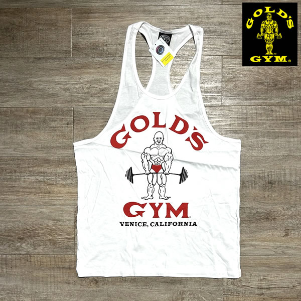 楽天市場】【正規品】GOLD'S GYM Classic Stringer Tank Top ゴールド