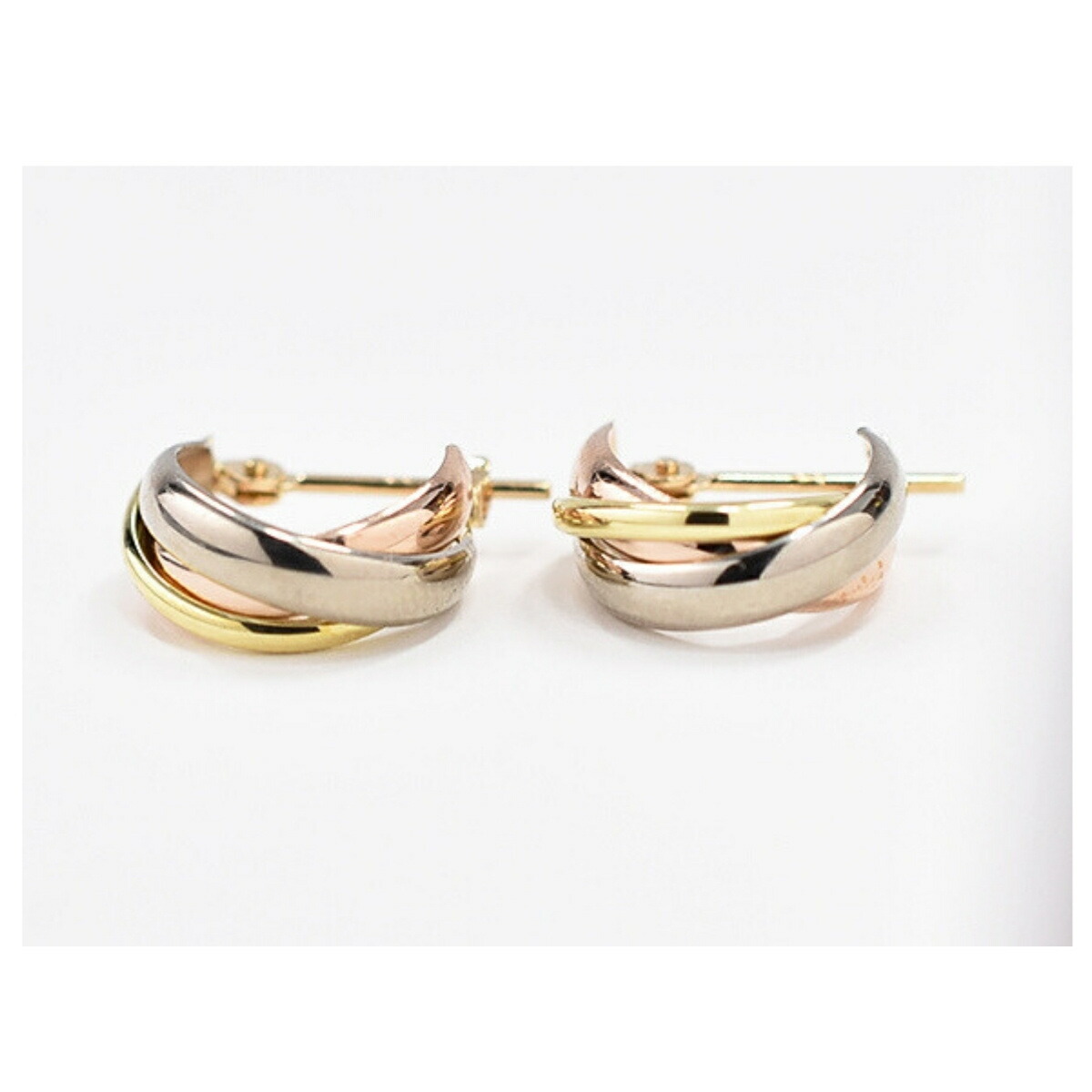 楽天市場】ピアス 金 プラチナ K18 18金 18k pt フープピアス ゴールド