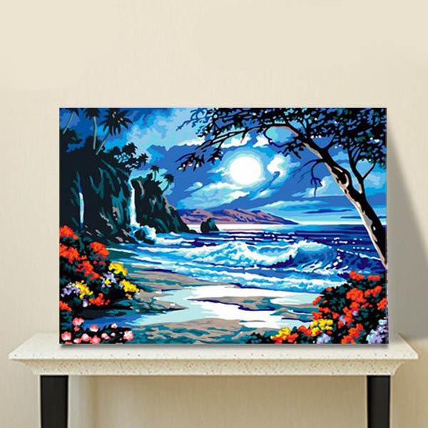 海の絵 ハワイ アート インテリア 絵 ロンハーマン 絵画 ルーカ 油絵