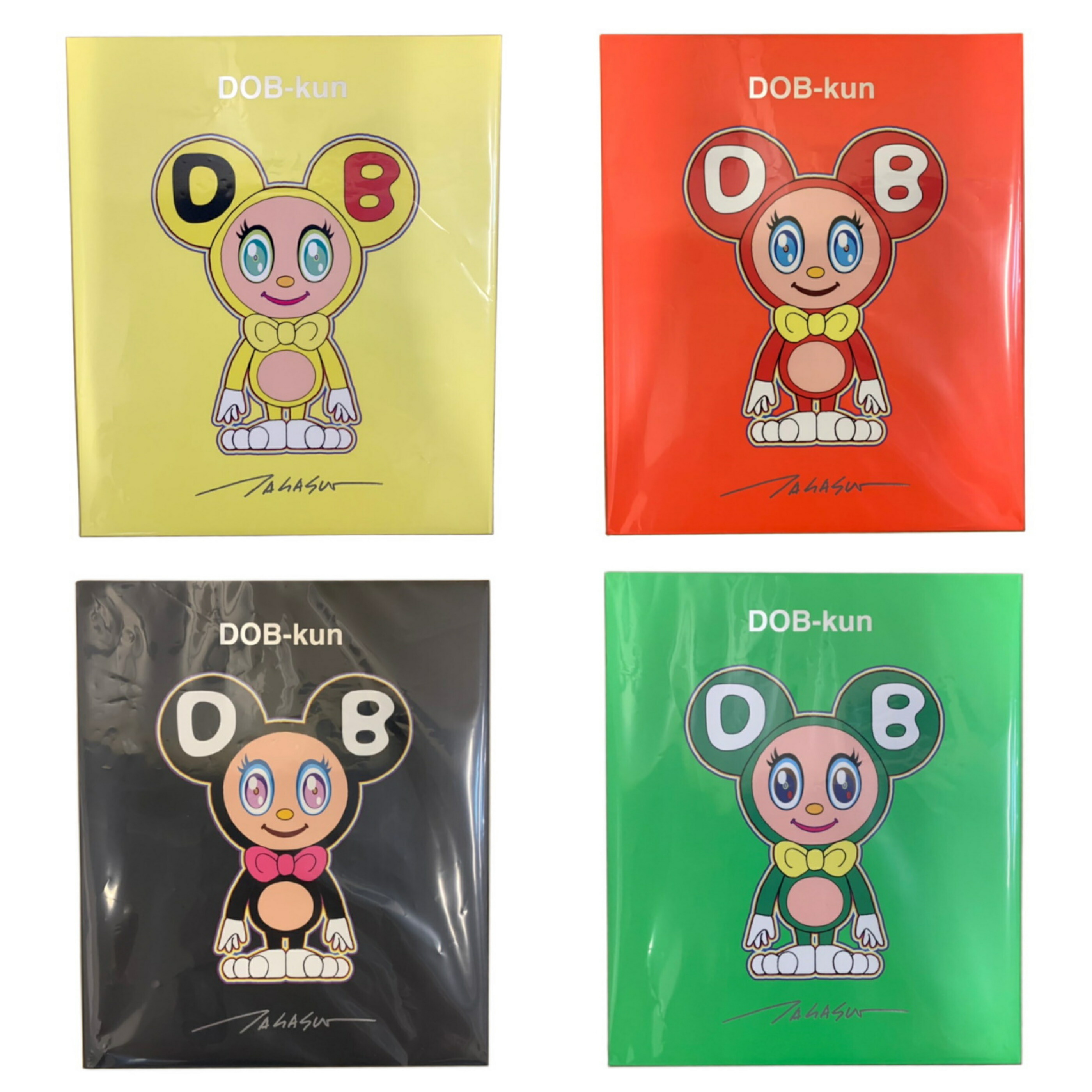 村上隆DOB-Kunフィギュア フューシャ 4セット