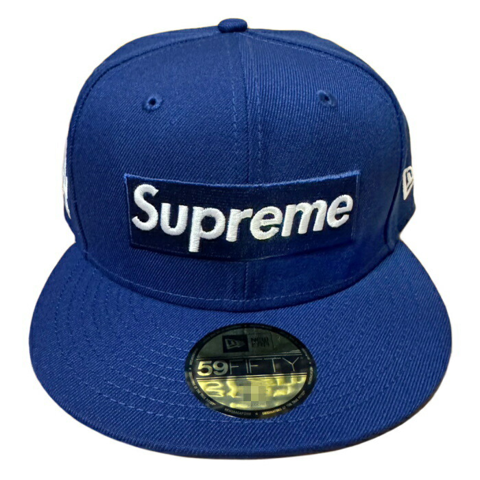 Supreme ベースボールキャップ 青