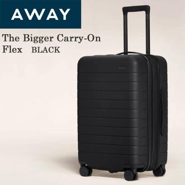 楽天市場】AWAY スーツーケース The Bigger Carry-On Flex BLACK