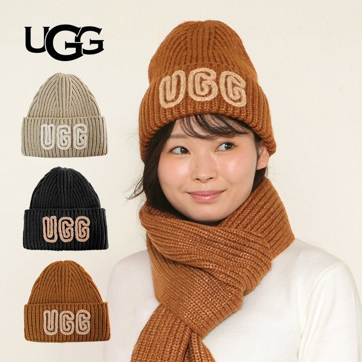 楽天市場】UGG アグ ビーニー Chunky Crafted Rib Beanie 102345