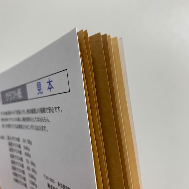 楽天市場】クラフト紙 見本帳 8種類 はがきサイズ 筋入クラフト紙 両