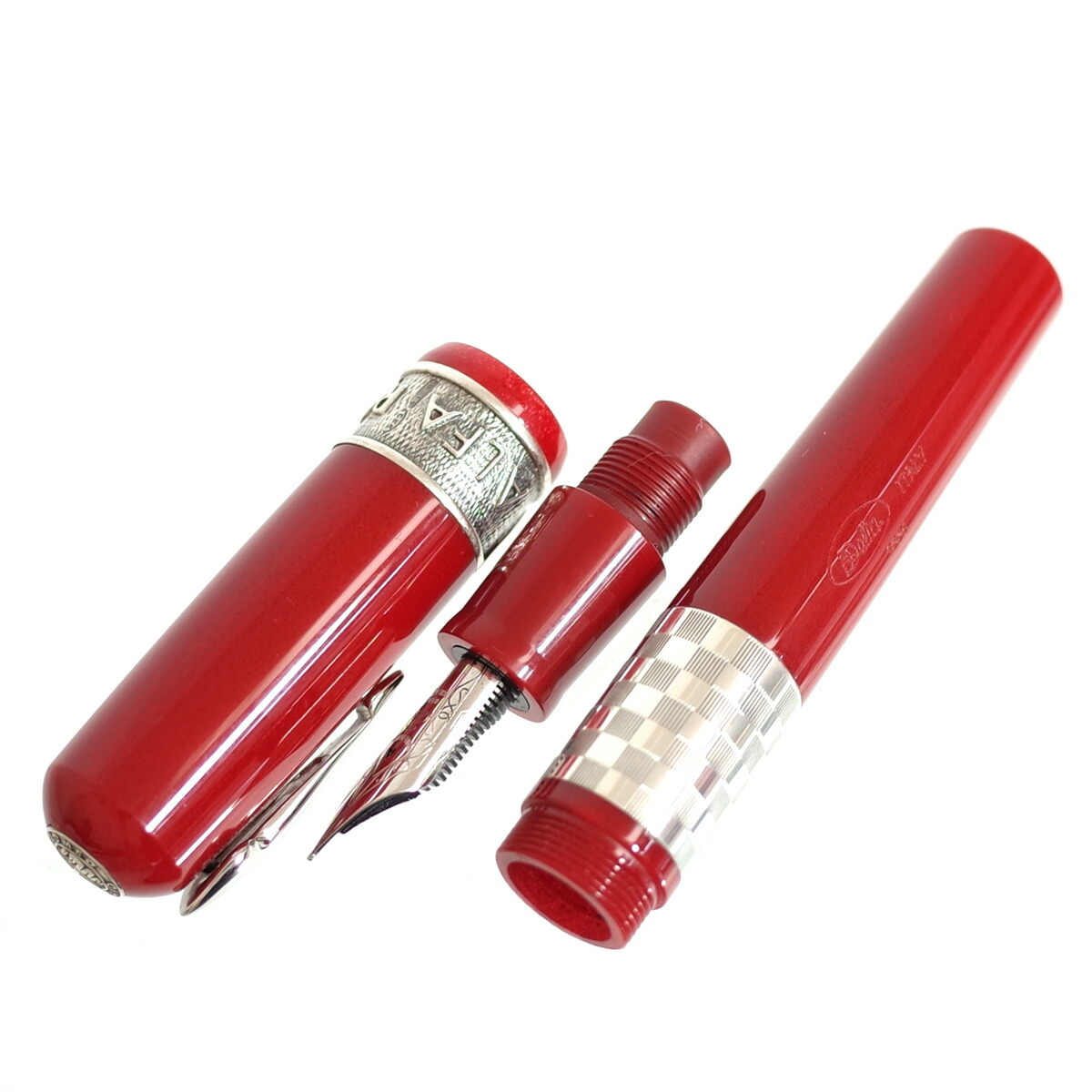 楽天市場】デルタ 万年筆 アルファロメオ シルバー925 ペン先750 18KT