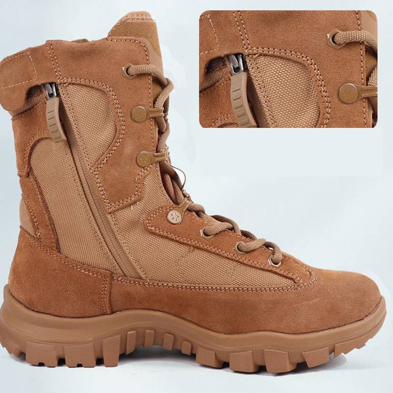 楽天市場】スエード コンバットブーツ 本革 ミリタリーブーツ 軍用靴