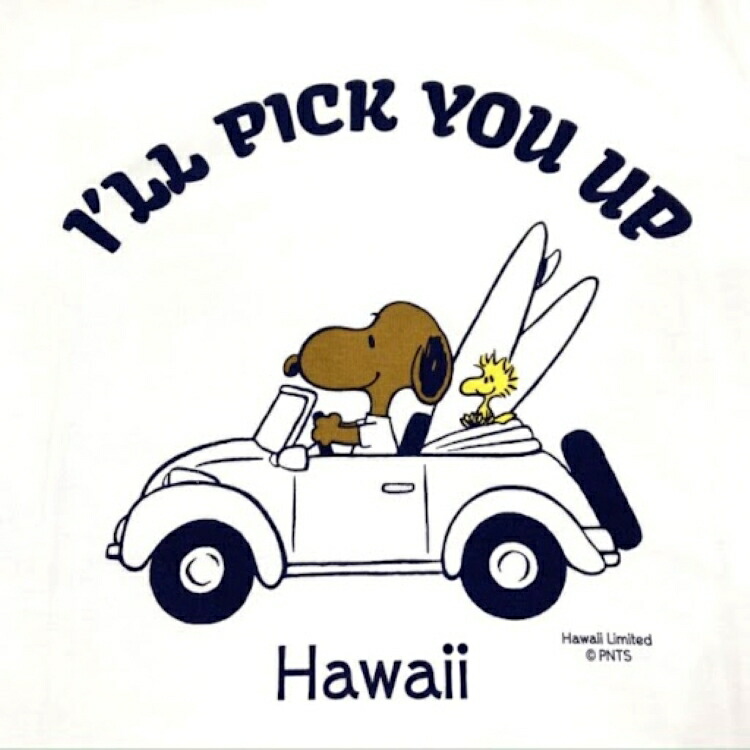 楽天市場】（選べる2色)送料無料 ハワイ限定 日焼けスヌーピー T