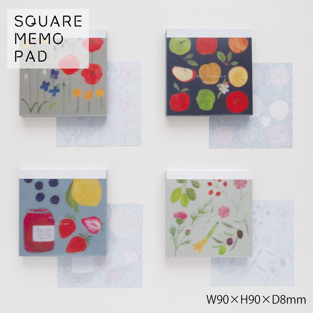 楽天市場】MATOKA マトカ スクエア メモパッド おしゃれ かわいい 花柄