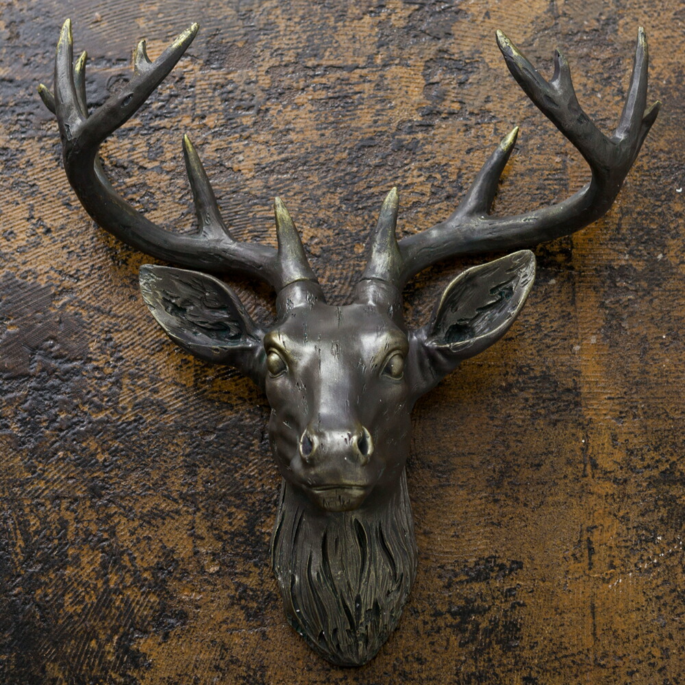 アンティークディア白鹿トナカイオブジェ