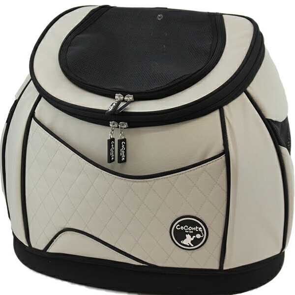 楽天市場】CoConte cat リュックサックキャリー グレー : ペットの専門