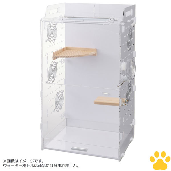 楽天市場】GEX フクロモモンガ用飼育ケージ アクリルルーム 390High-2
