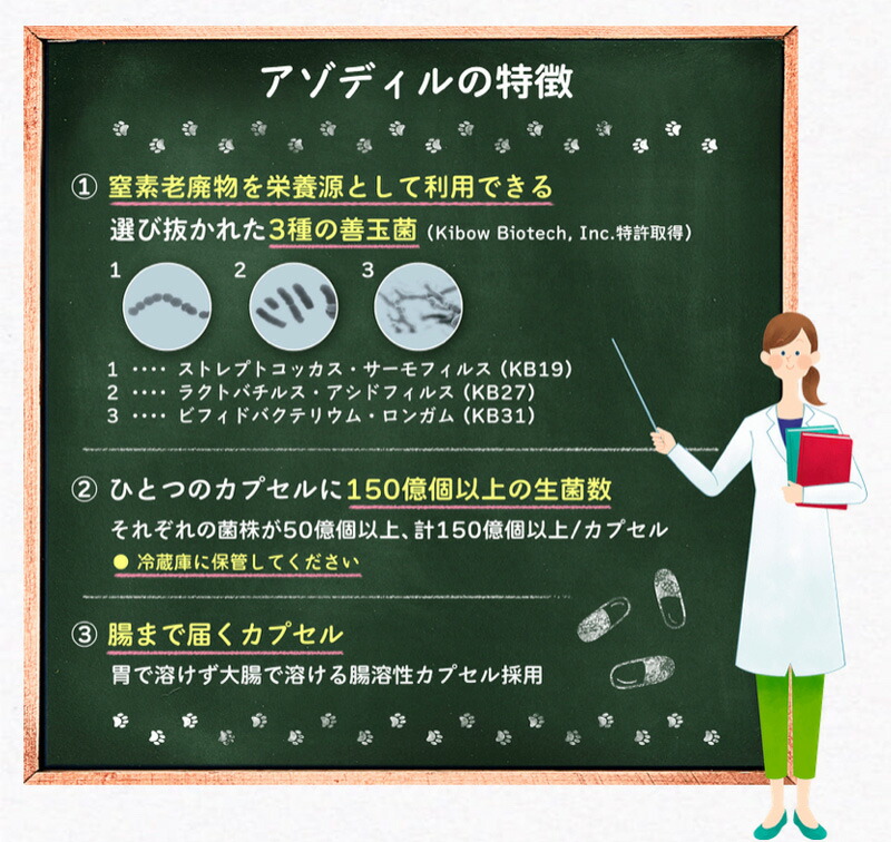 楽天市場】アゾディル 90cap 1本 犬猫用サプリメント 全国クール便送料