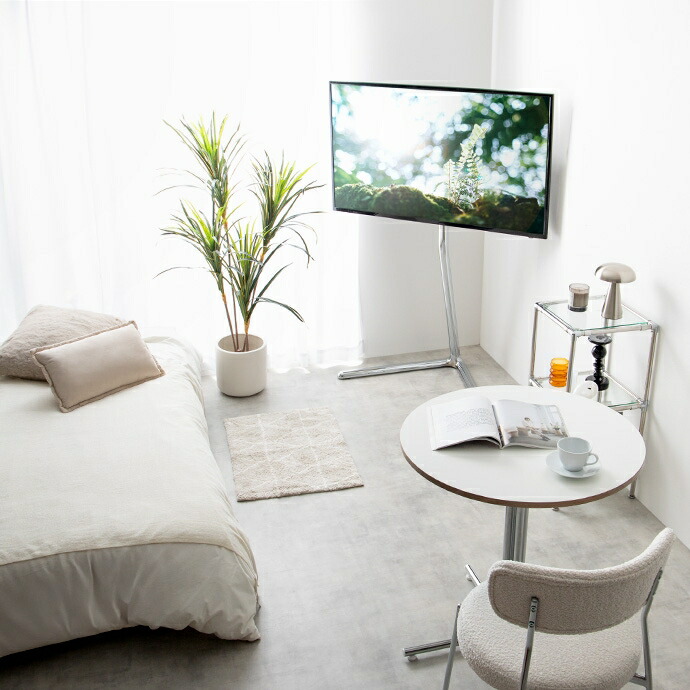 楽天市場】シルバー テレビ スタンドの通販 【値下げ】Elsie テレビ