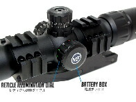 楽天市場】VECTOR OPTICS Mustang 1.5-4x30 タクティカルスコープ