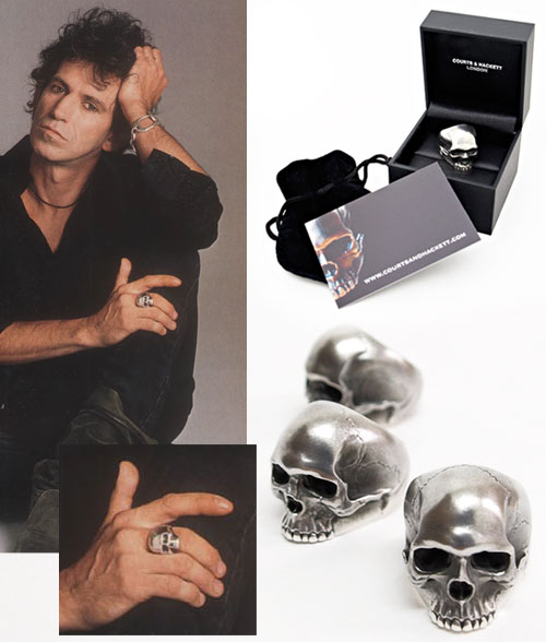 キースリチャーズ スカルリング 指輪