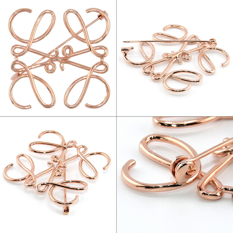 正規品 美品 ロエベ ヴィンテージ ブローチ ハート バッチ 【TT14690】