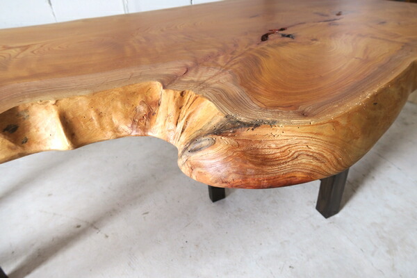 楽天市場】ダイニングテーブル 一枚板 ケヤキ けやき 欅 天然木 無垢