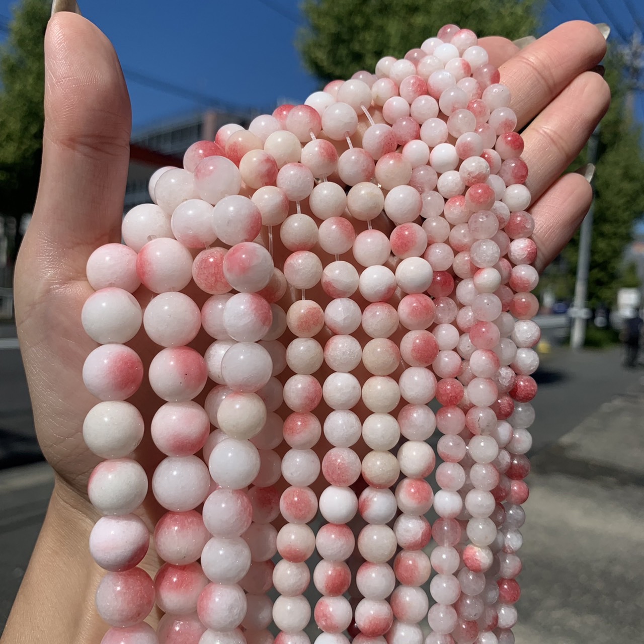 楽天市場】癒しと愛情を育む天然石◇ホワイトピンクカルセドニー(玉髄