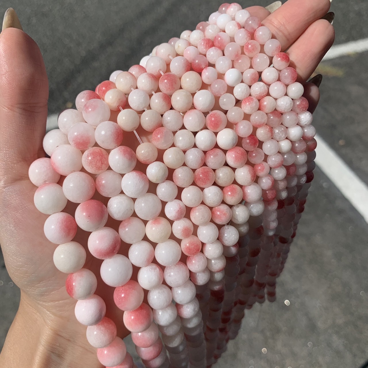 楽天市場】癒しと愛情を育む天然石◇ホワイトピンクカルセドニー(玉髄