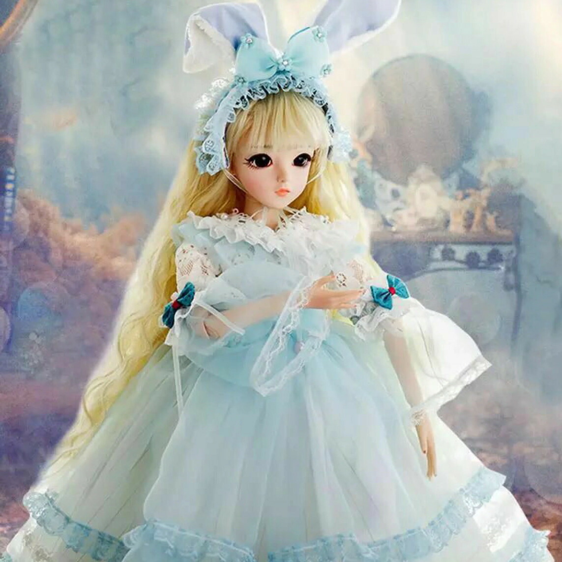 楽天市場】A060643プリンセスドール 60cm フランス人形本体 メイク