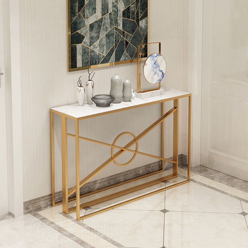 アンティーク 真鍮製 ヴィンテージ 大理石 サイドテーブル 花台