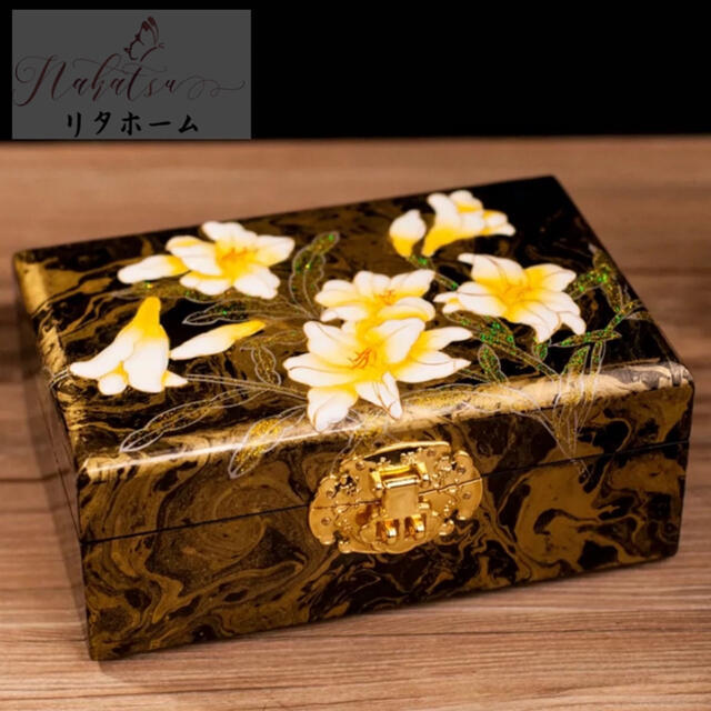 螺鈿細工 ジュエリーボックス 小物入れ オルゴール 宝石箱 螺鈿細工