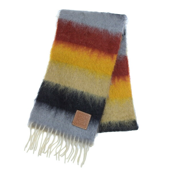 楽天市場】ロエベ マフラー レディース アウトレット品 ブラウンマルチ