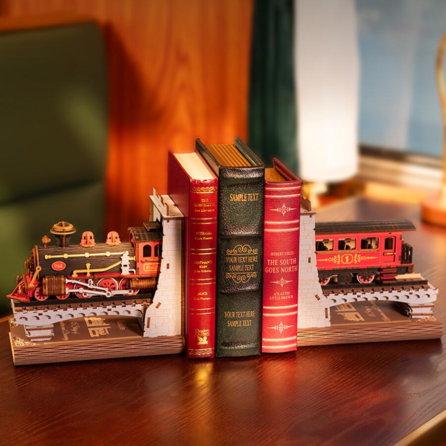 楽天市場】立体パズル 木製 3D ウッドパズル 世紀列車 ブックエンド