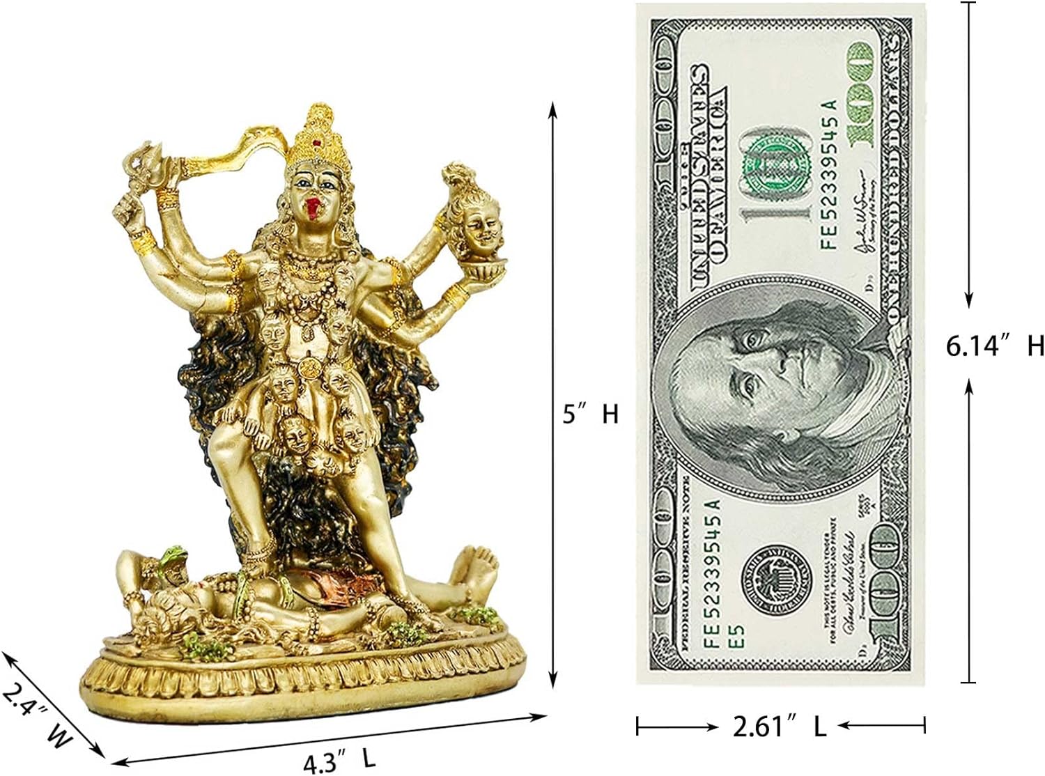 楽天市場】ヒンドゥー教の女神カーリー彫像インドの神装飾アンティーク