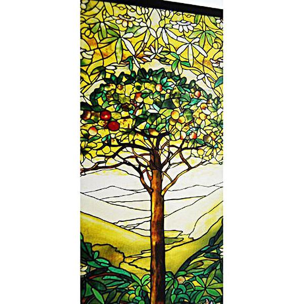レア スタンド付き 生命の木 ステンドグラス ルイス・C・ティファニー