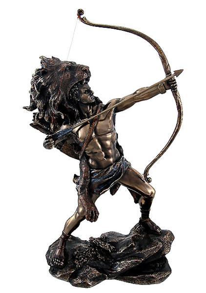 楽天市場】西洋彫刻 古代ギリシャ神！矢を射るヘラクレス彫像 ギリシャ