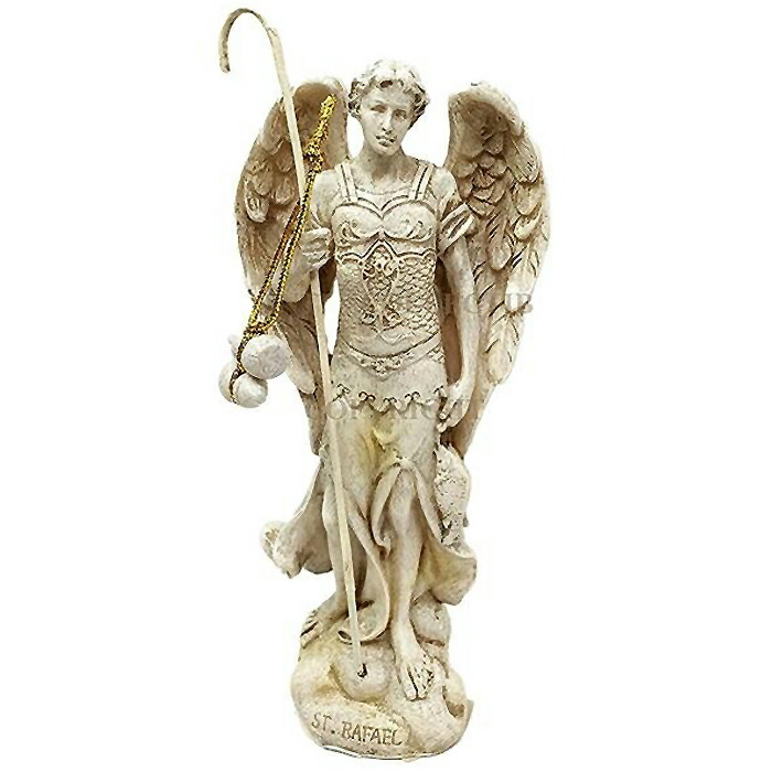 楽天市場】聖なる癒しの守護天使 ラファエル 贖いの象徴 彫刻 彫像