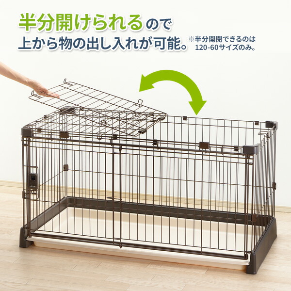 楽天市場】リッチェル もっとお掃除簡単ペットサークル【屋根面セット