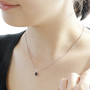 楽天市場】K18WGホワイトゴールド 1カラット ブラックダイヤモンド