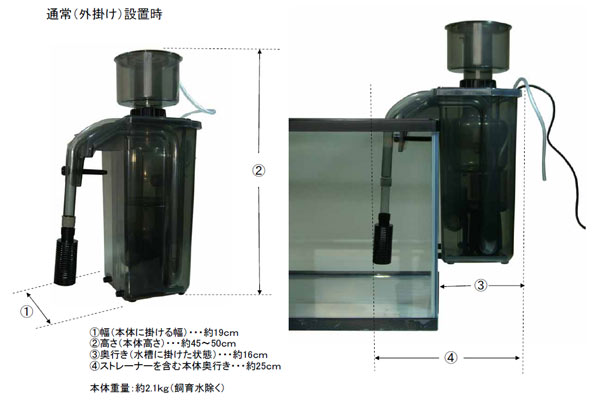 楽天市場】【全国送料無料】カミハタ 海道達磨 プロテインスキマー