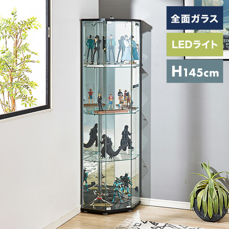 ra2005 カルトーネコレクションケースガラスケースミラー付き幅41cm