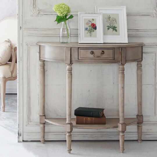 シャビーシック アンティークコンソール TV台 シャビーシック