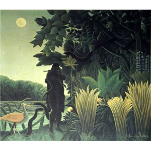 楽天市場】世界の名画シリーズ、プリハード複製画 アンリ・ルソー作