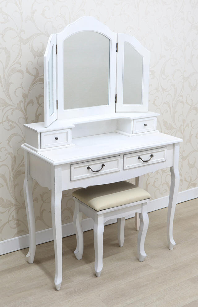 楽天市場】マチルドエム ドレッサー(スツール付)フランス シャビー