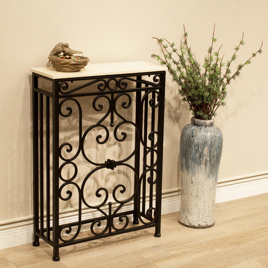 楽天市場】Iron Smith 天板大理石 コンソール Sサイズアイアン