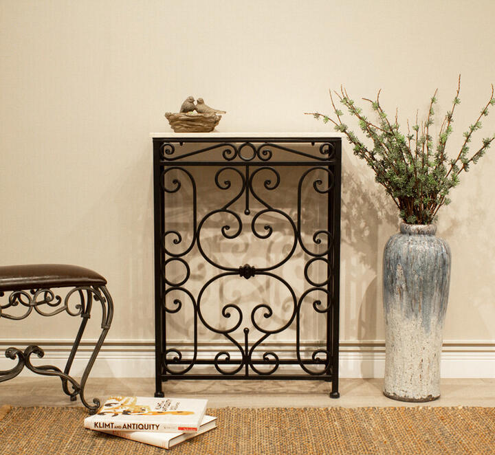 楽天市場】Iron Smith 天板大理石 コンソール Sサイズアイアン