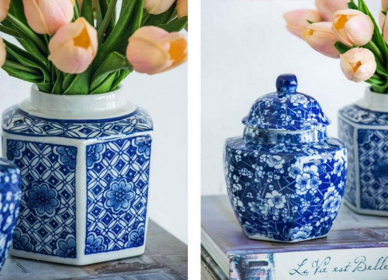 楽天市場】シノワズリ 小瓶 3個セットオリエンタル フラワーベース