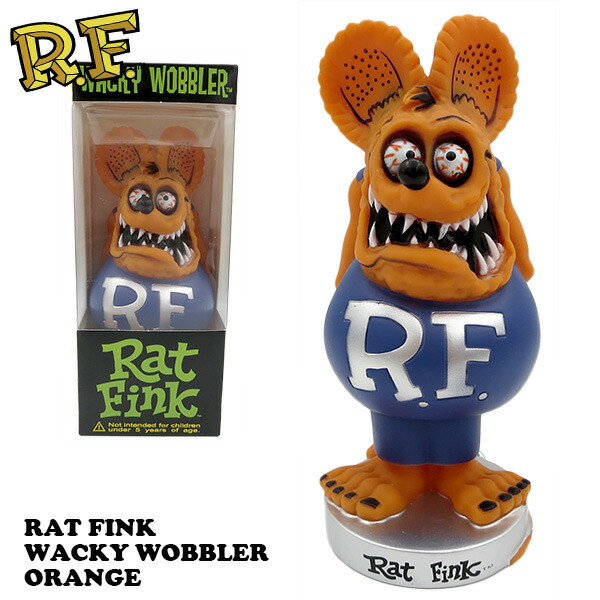楽天市場】FUNKO Wacky Wobbler RAT FINK オレンジ orange ラット
