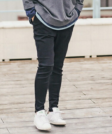 カンビオ】2024年末新作 コーデュロイ テーパードパンツ ブラック M