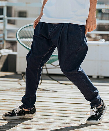 楽天市場】【CAMBIO(カンビオ)】Stretch Denim Sarrouel Pants