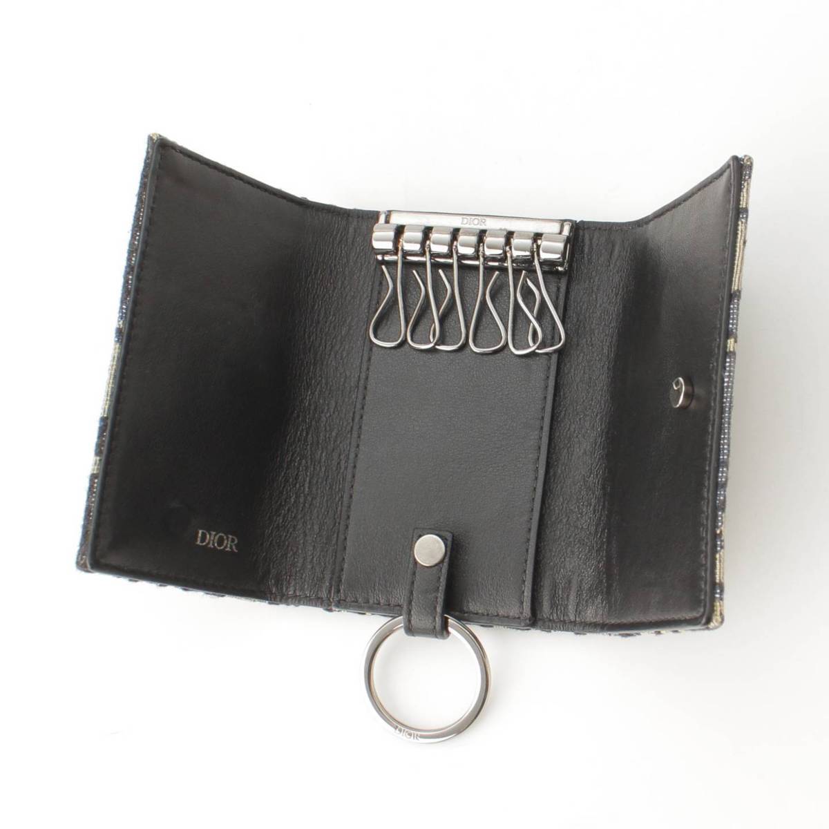 楽天市場】【ディオール】DIOR オブリーク ジャカード キーケース