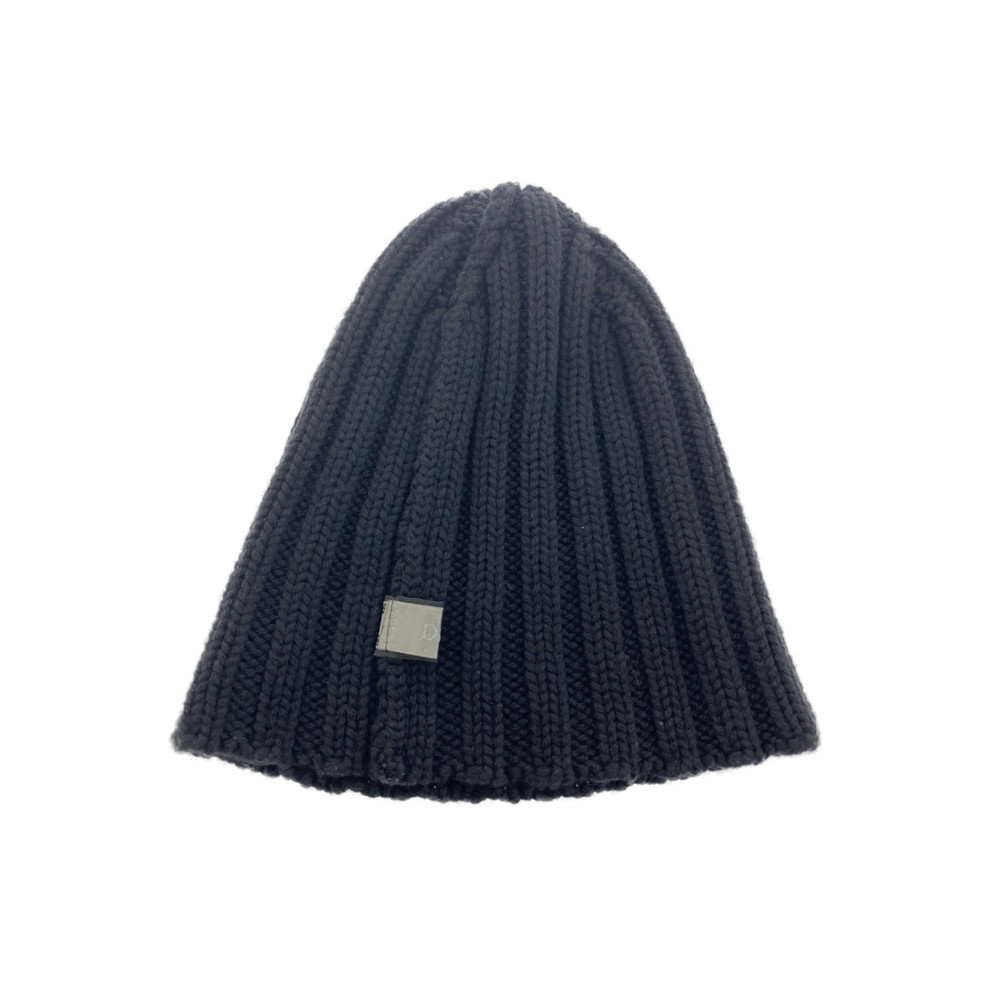 ディオール ニット帽 ディオールロゴ ブラック ウール100％ H1011 楽天